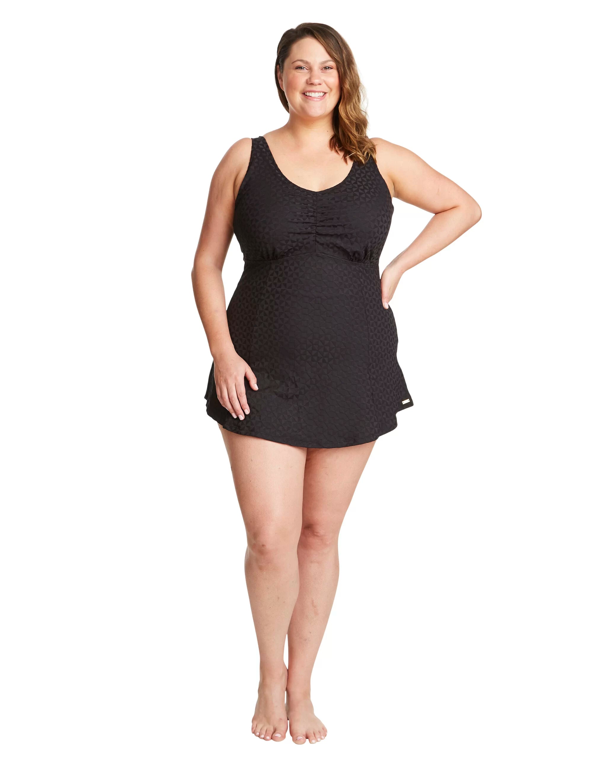 Genevieve Black Swimdress