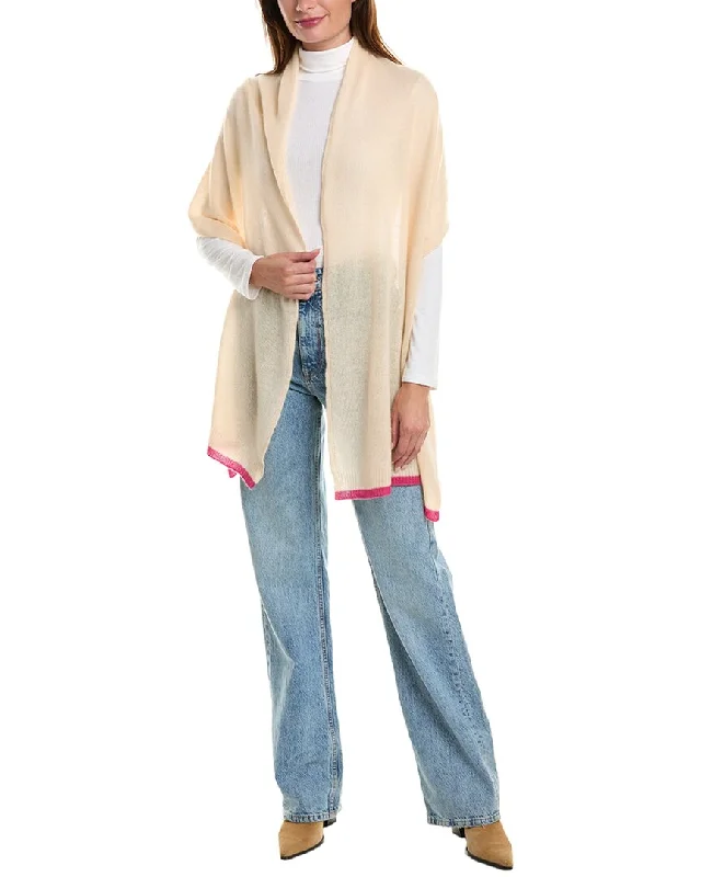 Steals and Deals Portolano Flat Jersey Oblong Cashmere Wrap