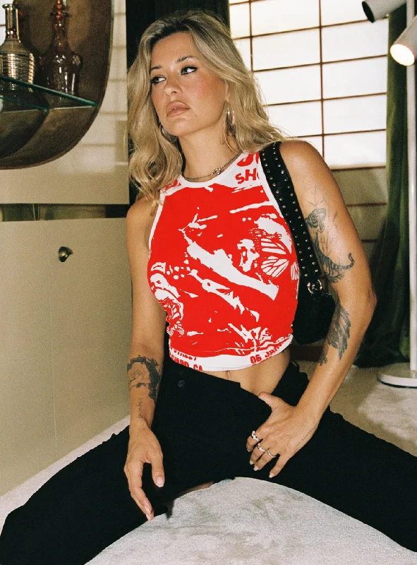 Weekend Specials to Indulge In Highline Tank Top Red