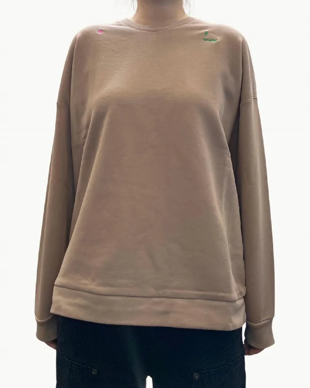 Markdown Sale Moto Babe Sweater In Caramel Brown Water