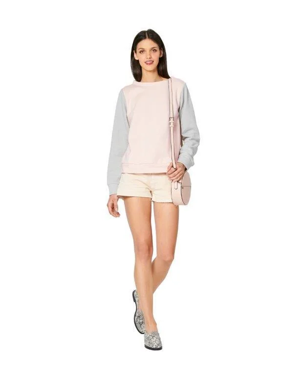 Weekend Specials You Can't Miss Burda Pattern 6246  Top – Sweatshirt – 
Round Neckline – 
Sleeves with a Twist