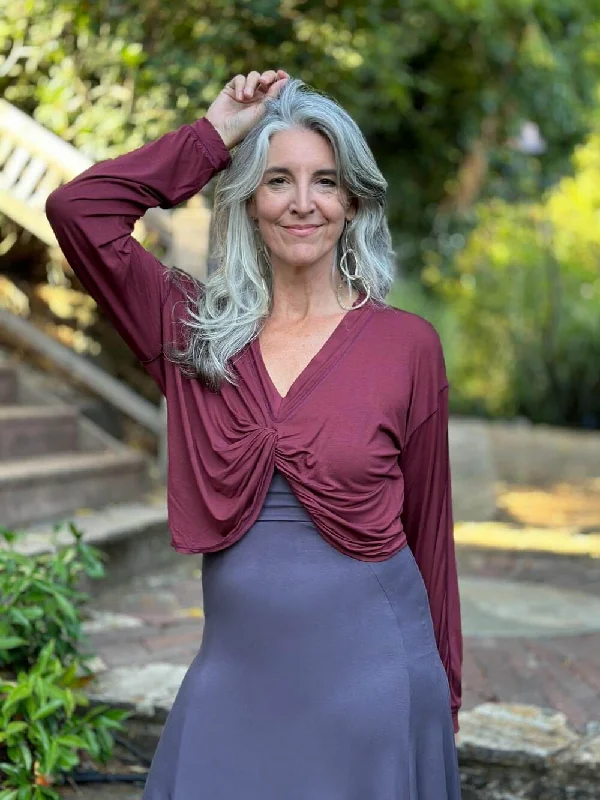 Year-End Sale Reversible Knot Shrug Sale