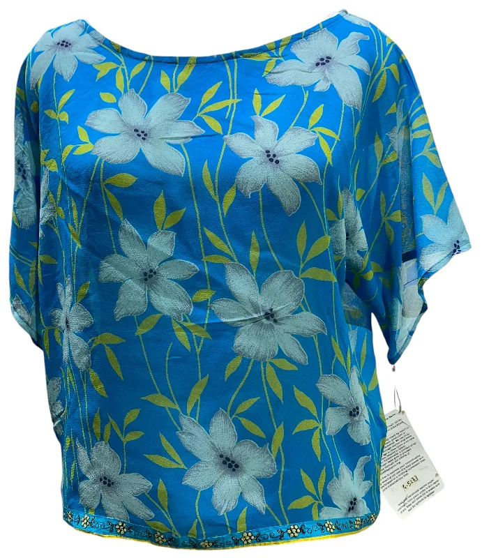 Closeout Deal PRG5233 Sheer  Avatar Pure Silk Boxy Top