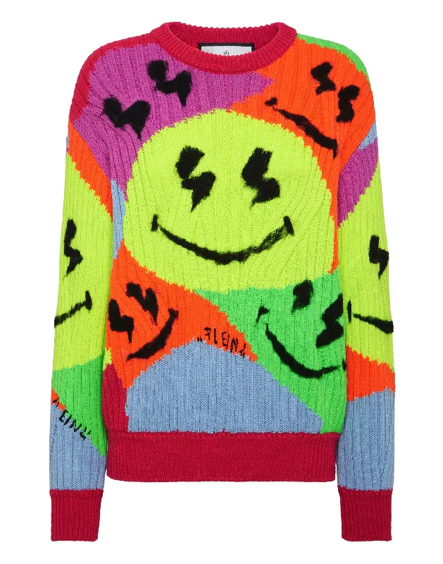 Crazy Deal Cotton Blend Roundneck Smile