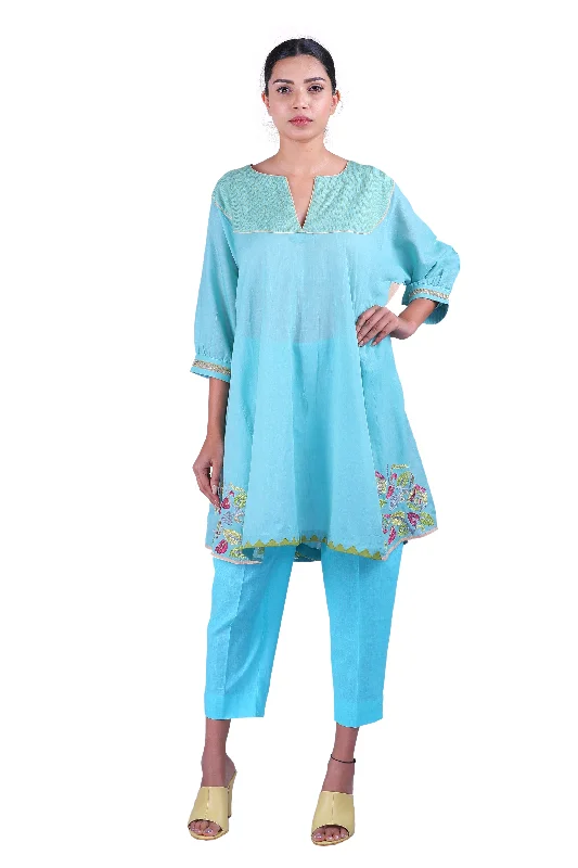 Blue Kurta