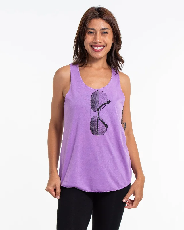 Deal of the Day Womens Sunglasses Tank Top in Violet