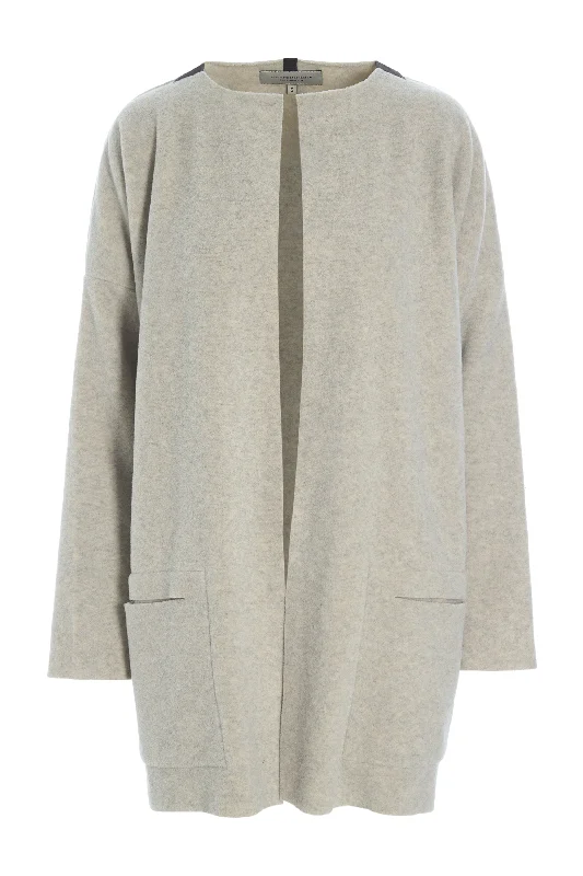 Weekend Offers That Delight CARDIGAN OVERSIZE - 7105 - SAND
