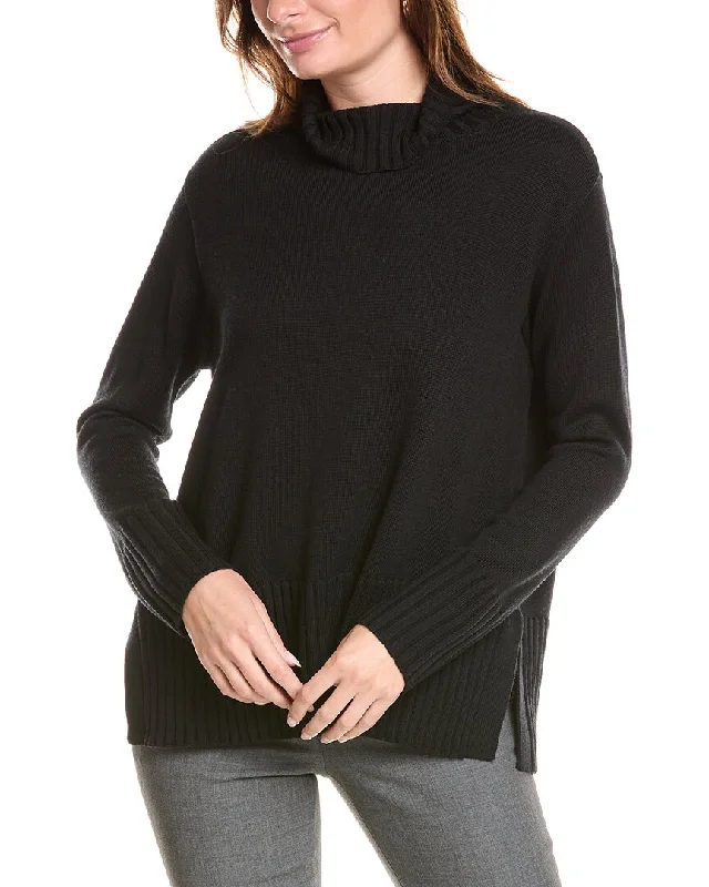 Act Fast EILEEN FISHER Turtleneck Wool Pullover