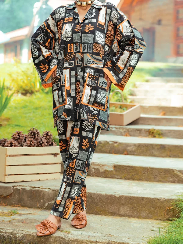 Can't Beat Black Khaddar Tunic - AWP-LK-607