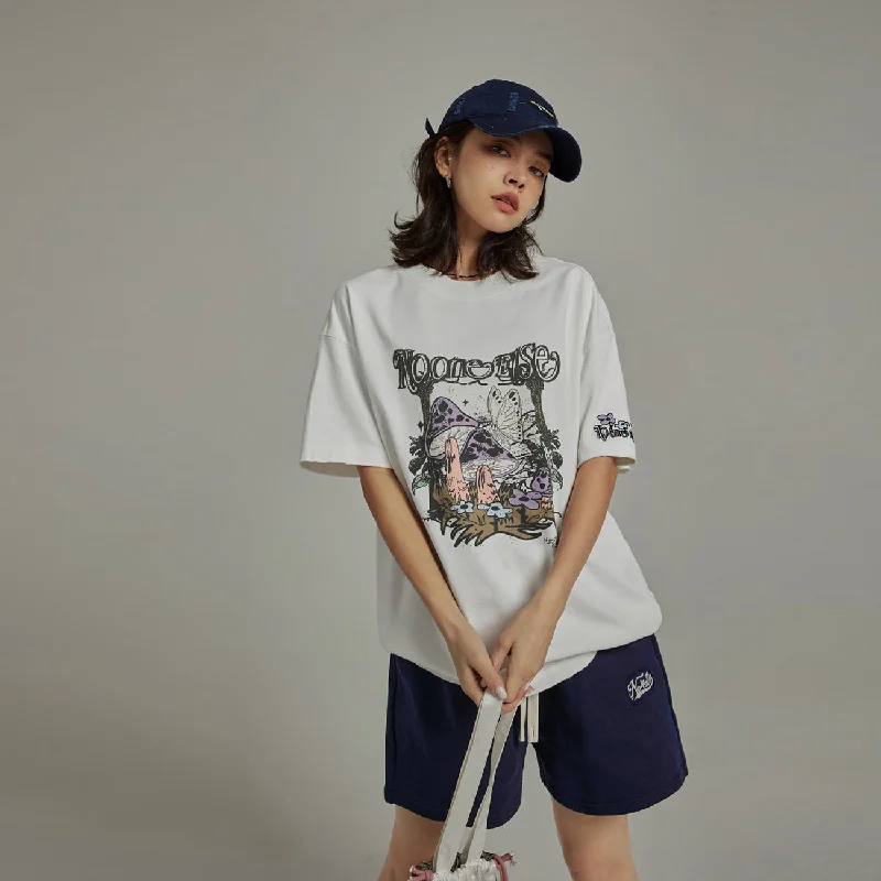Celebrate the Weekend with Discounts Mushroom Gradient T-Shirt