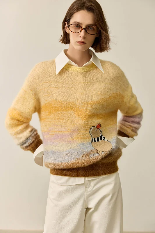 Weekend-Only Price Drops LILY Capybara Casual Sweater