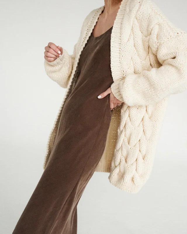 Weekend Deals That Spark Twisted Erik: Oat Milk Wool Cardigan