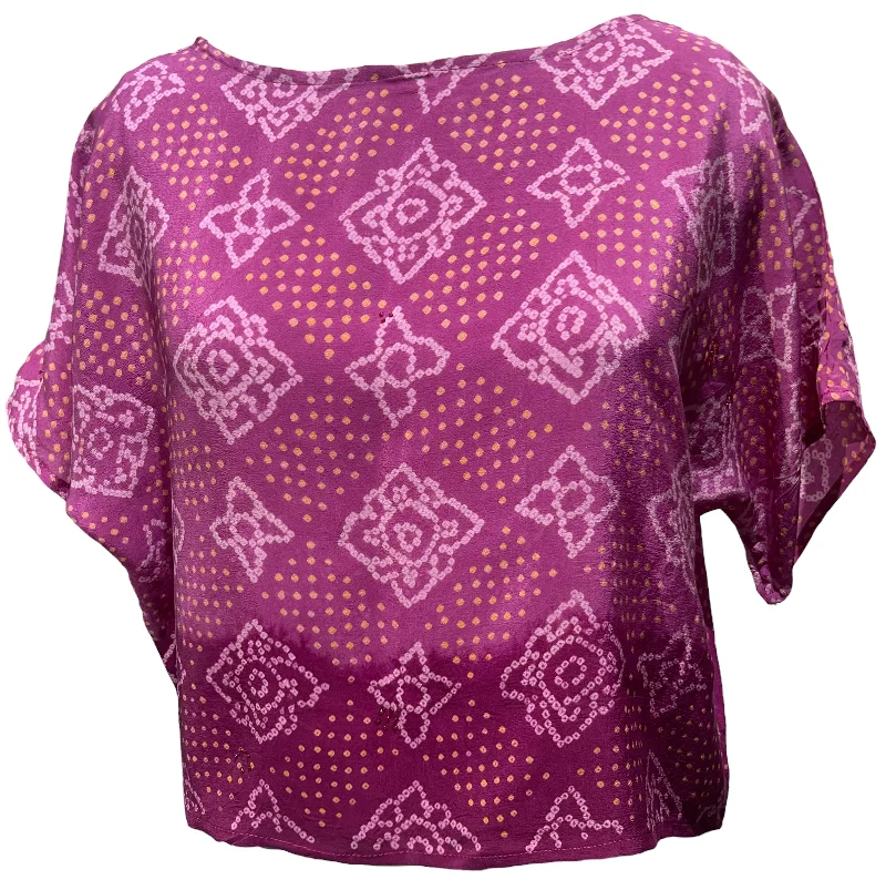 Flash Sale PRC4219 Avatar Pure Silk Boxy Top
