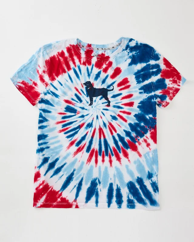 Ladies Liberty Tie Dye Shortsleeve Tee