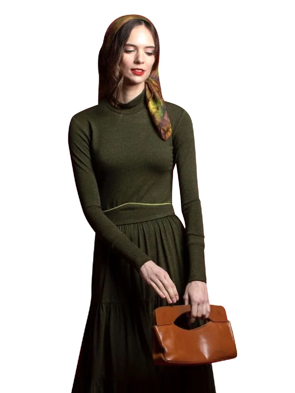 Weekend Bargains to Sizzle Acorn Mock Neck Top