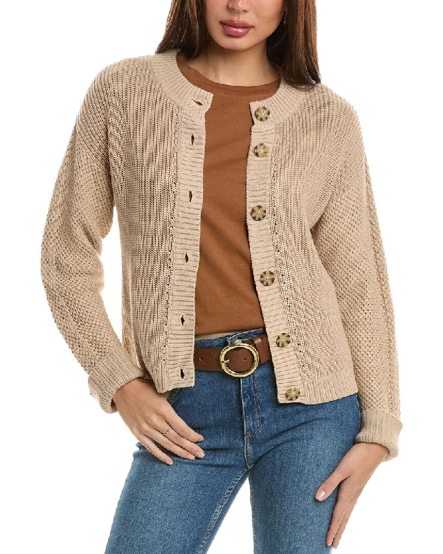 Unmissable Offer Hannah Rose Honeycomb Knit Cashmere-Blend Sweater