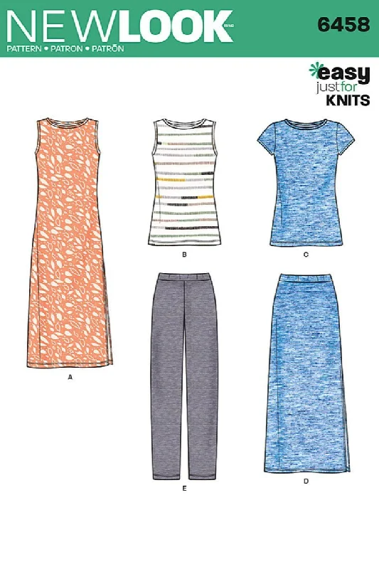 NL6458 Misses' Easy Knit Separates Pattern