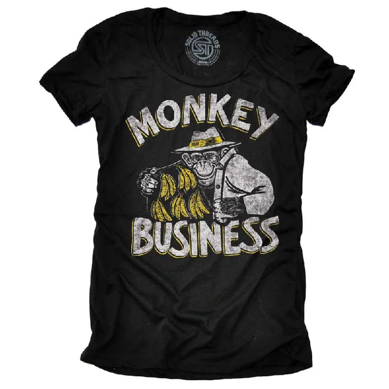 Today's Deal Women's Monkey Business T-Shirt