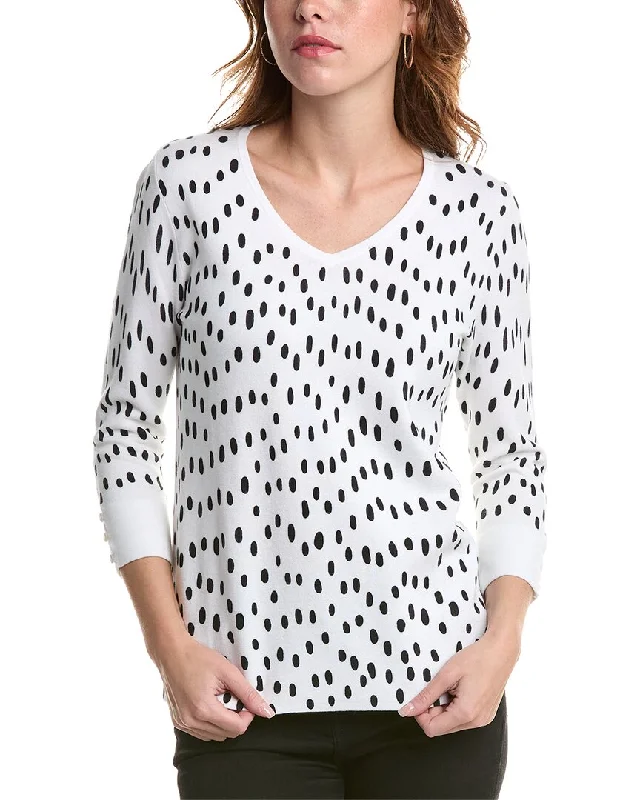 Early Access Edinburgh Knitwear Abstract Spot Sweater