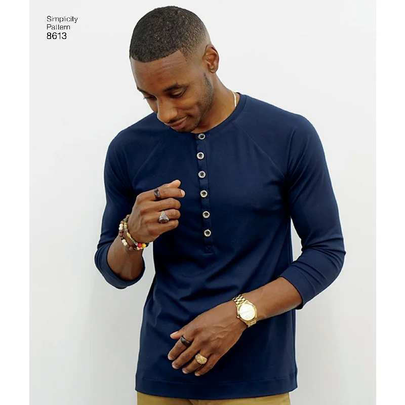 Simplicity Pattern 8613 Mens Top