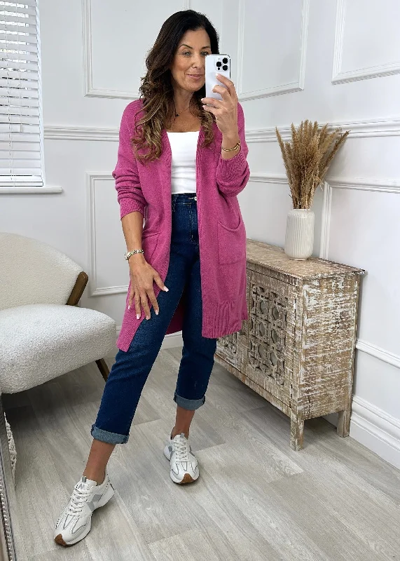 Louisa Berry Pink Knit Cardigan