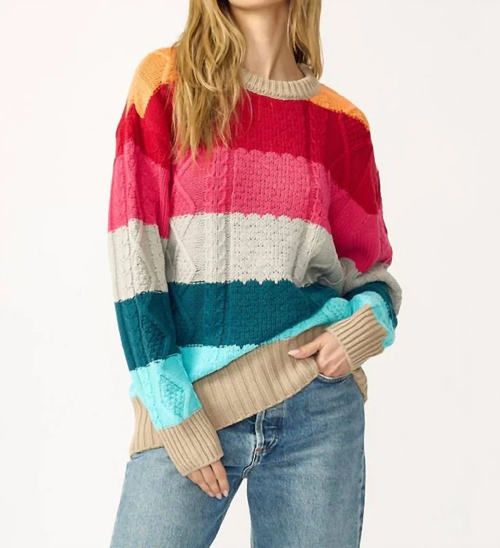 Weekend Offers You Can't Ignore Camden Pullover In Oat Multi
