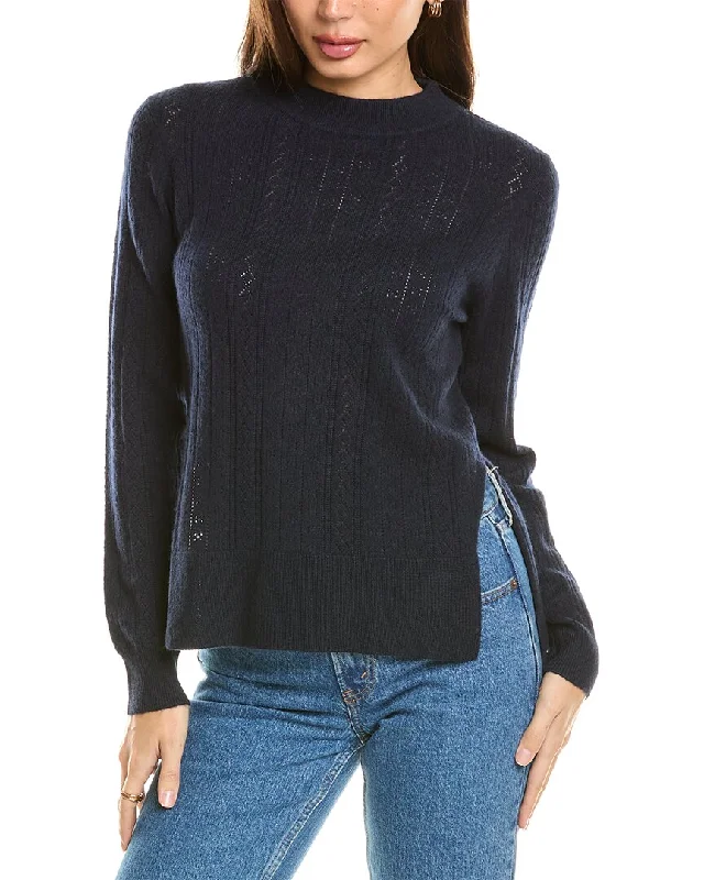 Weekend Deals That Please Malo Cashmere Pointelle Wool & Cashmere-Blend Sweater