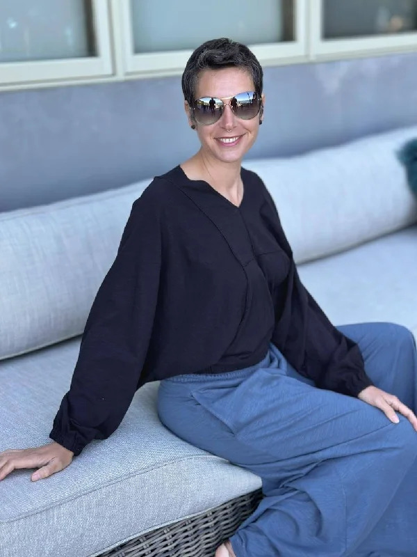Weekend Bargains Galore Long Sleeve Dolman Top