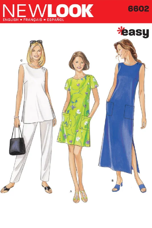 NL6602 Misses Dress Pattern | Easy