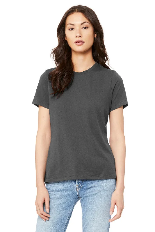 Bella + Canvas Womens Relaxed Jersey Short Sleeve Crewneck T-Shirt - Asphalt Grey