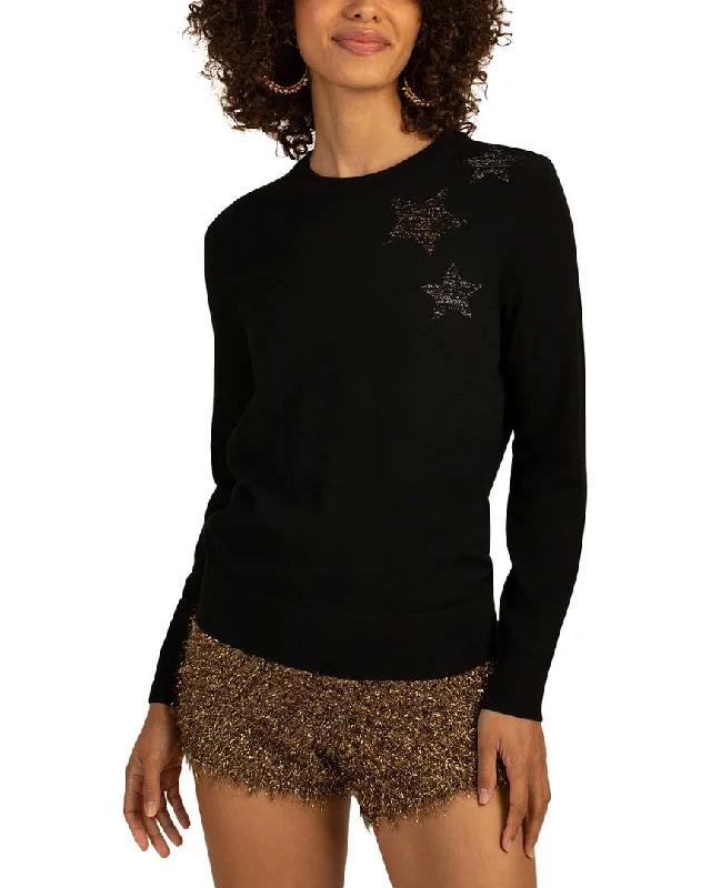Weekend Specials to Cherish Trina Turk Celeste Crewneck Wool Sweater