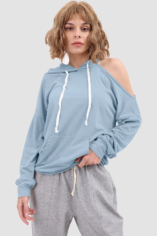 Super Bargain Drawstring-hooded Jumper