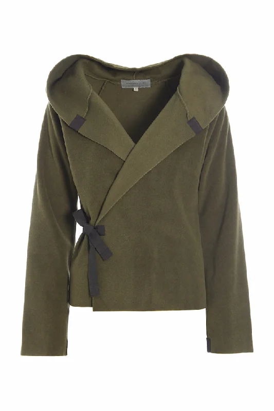 Weekend Offers That Impress CLASSIC FLEECE WRAP CARDIGAN - 1009 - MOSS