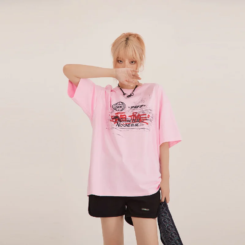 Unwind with Weekend Discounts Graffiti Loosefit T-Shirt