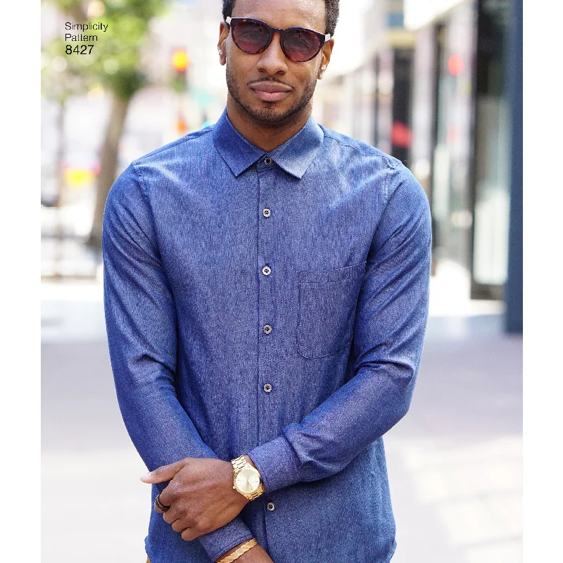 Simplicity Pattern 8427 Men's shirt pattern