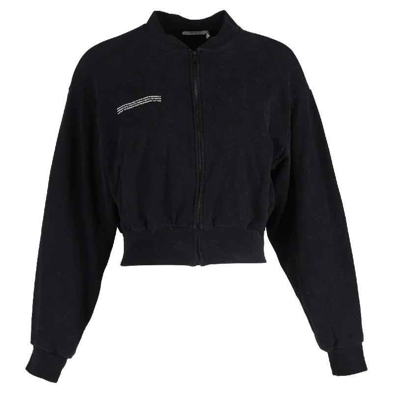 Weekend Offers That Shine Pangaia Bomber Jacket Black Cotton