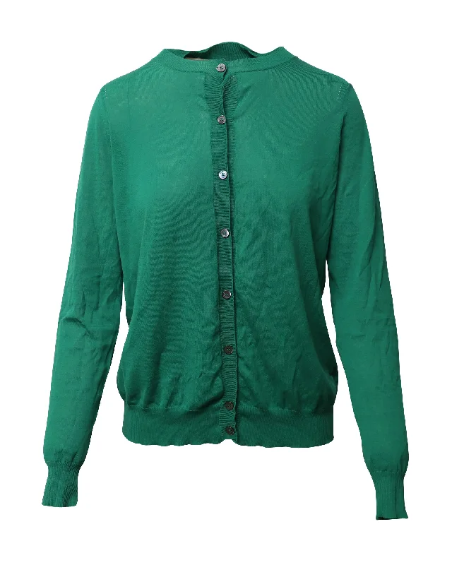 Weekend Deals That Wow Marni Button-down Cardigan in Green Cotton
