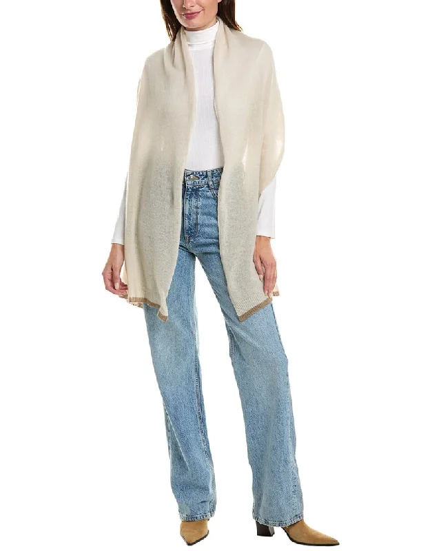 Stock Clearance Portolano Flat Jersey Oblong Cashmere Wrap