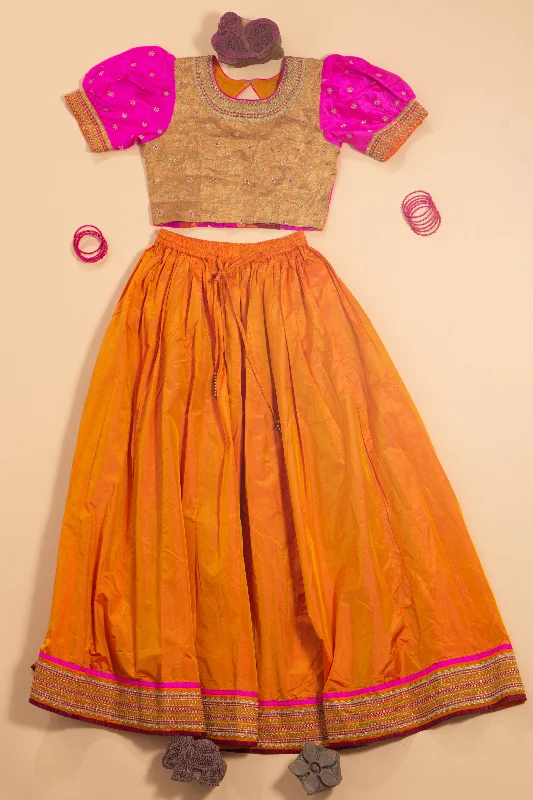 Midnight Madness Pink and Orange langa
