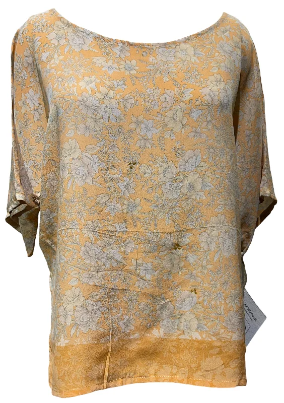 Weekend Deals That Dazzle PRC4765 Avatar Pure Silk Side Slit Top