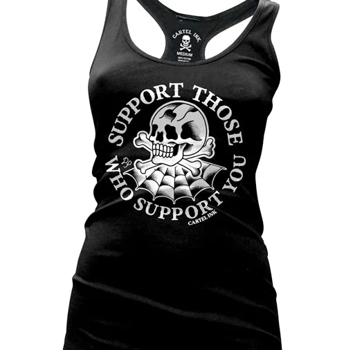 Sale Alert Support Those Who Support You Women's Racer Back Tank Top