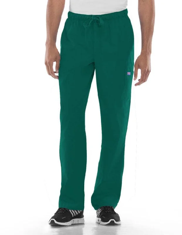 Cherokee Workwear Men's Drawstring Cargo Tall Scrub Pant