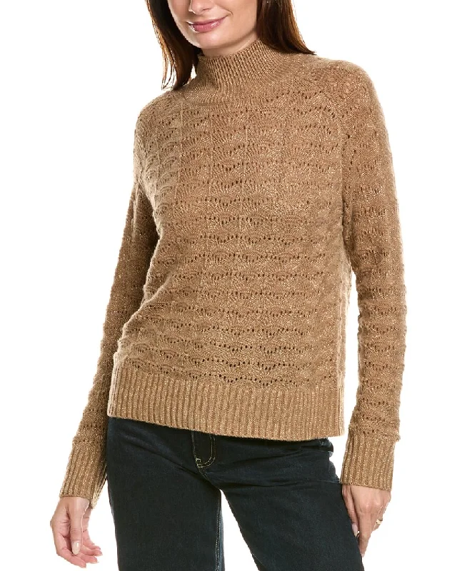 One-Day Only Kier+J Turtleneck Wool & Cashmere-Blend Sweater