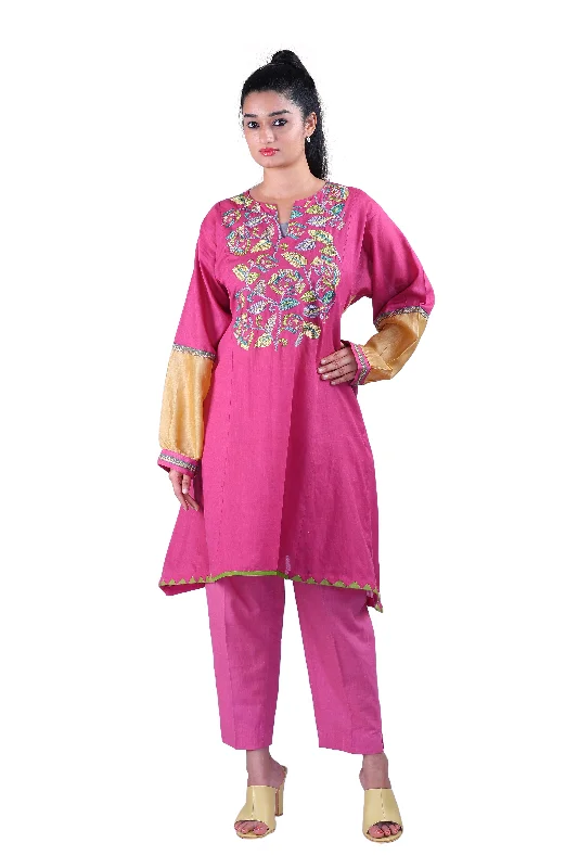 Pink  kurta