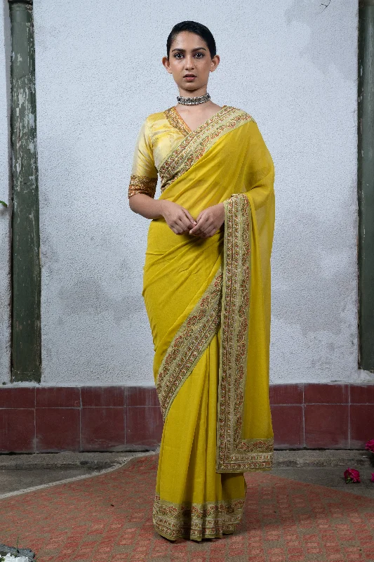 Weekend Deal Mysore: Yellow Saree