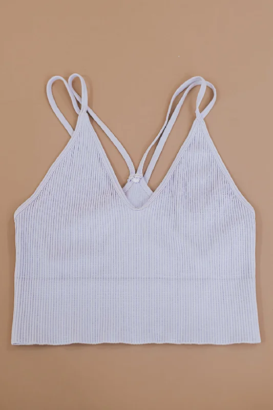 Strappy Cut Out Back Tank, Orchid