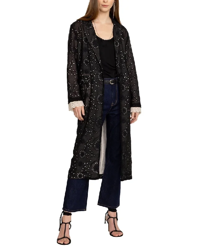 Weekend Specials You Can't Miss Johnny Was Skygazer Silk-Blend Coat