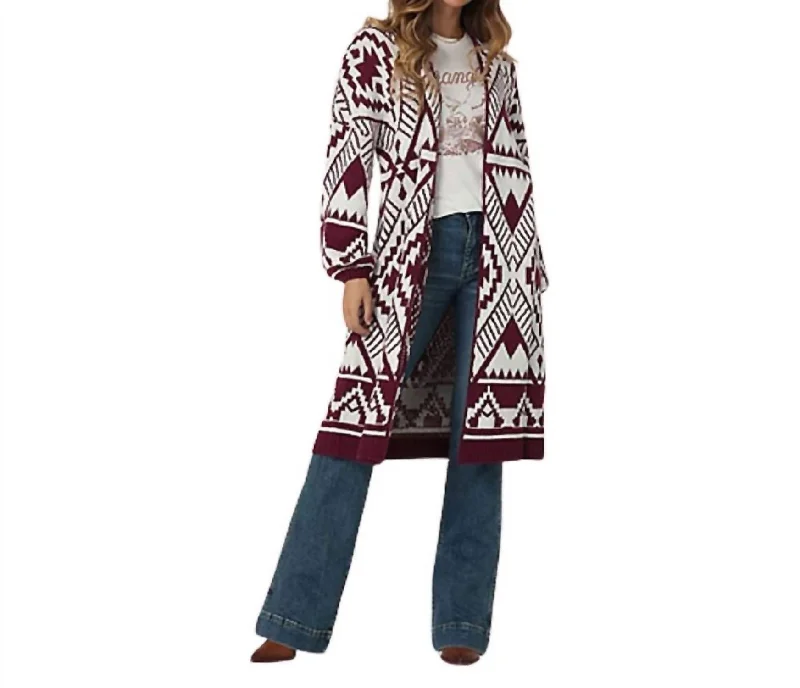 Celebrate the Weekend with Discounts Women's Retro Punchy Cardigan In Magenta