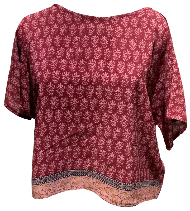 Buy Today PRC3214 Jessica Abel Avatar Pure Silk Boxy Top