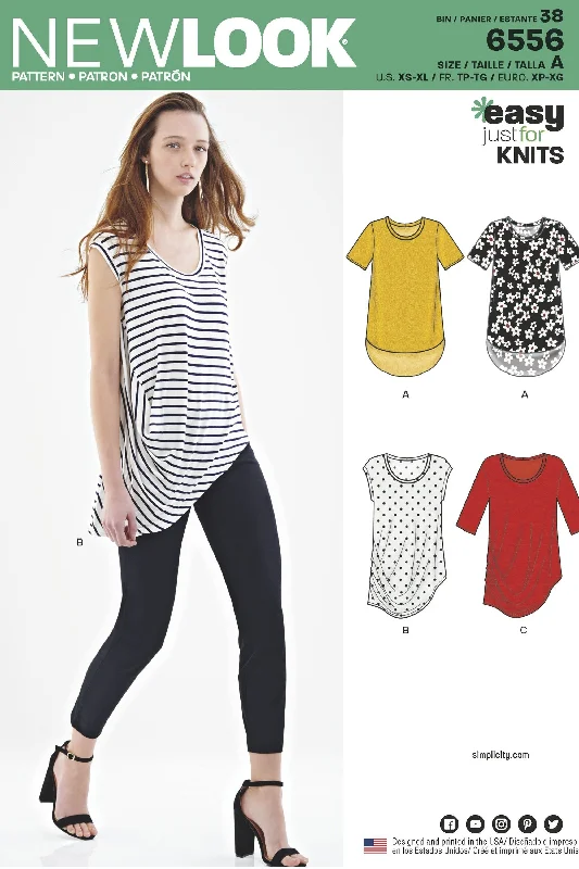 NL6556 Women's Easy Knit Tops Pattern